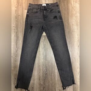 Kensie Black Distressed Skinny Jeans